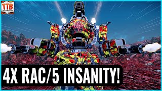 44 DPS - 4x Rotary AC/5 ALPHA STRIKE! - Annihilator - German Mechgineering #1279 MWO