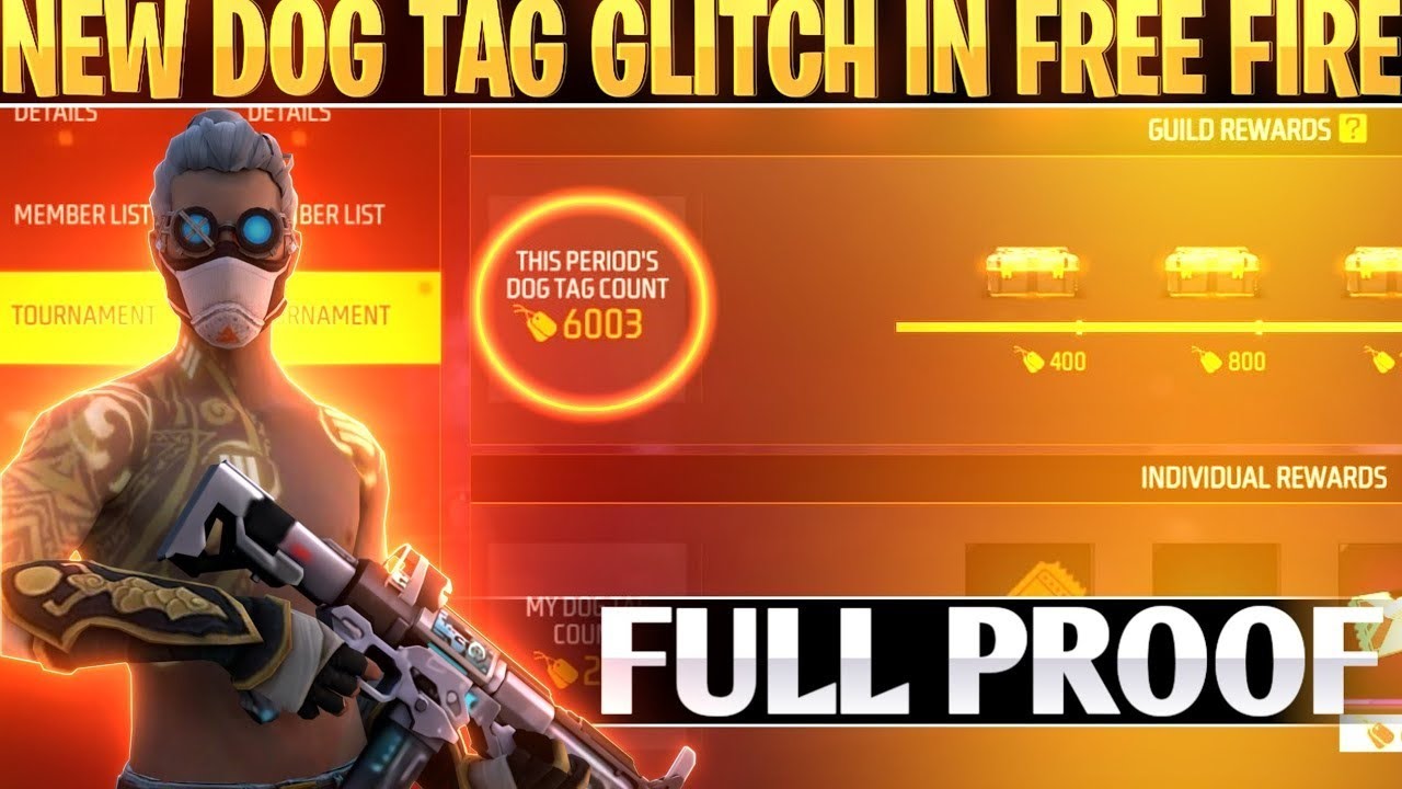 New Dog Tag Glitch In Free Fire || Complete Your Guild 1800 Dog Tag In 0.05 Minutes || The Uk Gamer