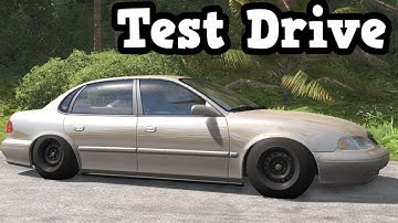 BeamNG Drive - Stanced Ibishu Pessima Test Drive + Crash