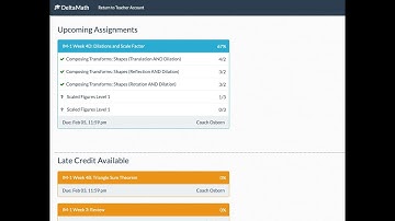 Deltamath Week 4D: Dilations and Scale Factor