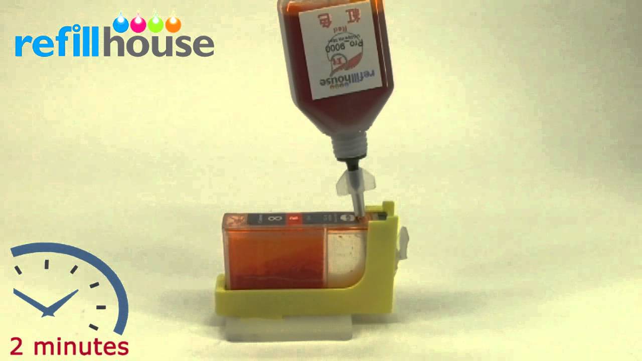 Auto-Convection Refill Canon Pixma Pro9000 CLI-8 Ink Tanks