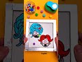 Poppy playtime lily lovebraids &amp; redcape cardboard magic color pinballs game #poppyplaytime
