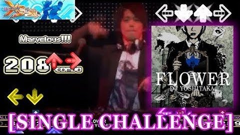 【DDR X3】 FLOWER [SINGLE CHALLENGE] 譜面確認＋クラップ