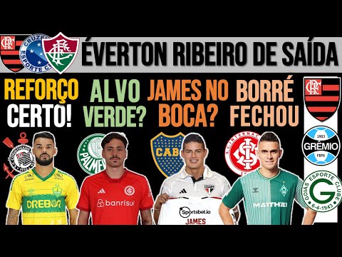 TIMÃO: REFORÇO FECHADO! MAURÍCIO NO VERDÃO? BOCA QUER JAMES! BORRÉ NO INTER; ER7, SCARPA, VIÑA E+