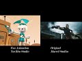 Original iron man vs mlaatr fan animation comparison