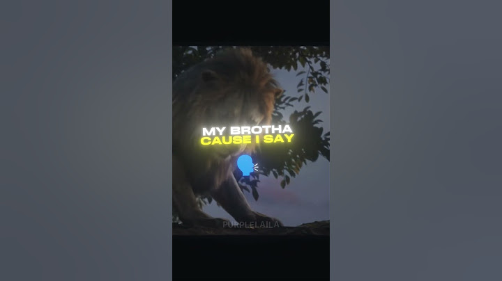 "WHAT DID YOU SAY ABOUT MY BROTHER" #mufasa #lionking #edit #movieedits #brother