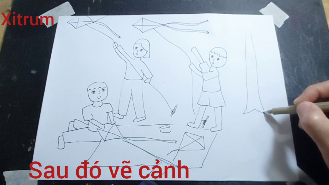 Vẽ tranh vui chơi mùa hè. | Tất tần tật những tài liệu nói về vẽ tranh mùa hè mới cập nhật