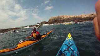 thru the slot at Gooseberry Island