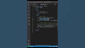 HTML Bold vs Strong Tag in Tamil #htmlintamil #html5tutorial #tutorial