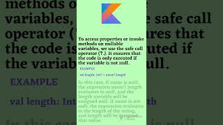 Kotlin feature#2 Nullability #kotlin #kotlindev