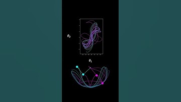 Angles of a Double Pendulum #physics #maths #math #mathematics