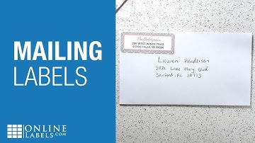 Mailing Labels | Product Overview