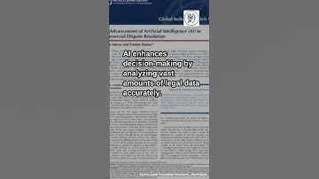 Advancement of AI in Commercial Dispute Resolution
