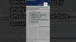 Advancement of AI in Commercial Dispute Resolution