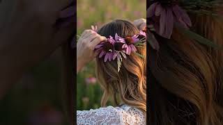 Making wildflower crowns in the Oklahoma tallgrass prairie. Channeling my inner prairie muse today.