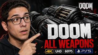 DOOM 2016 - ALL WEAPONS AND UPGRADES SHOWCASE✔️4K ᵁᴴᴰ 60ᶠᵖˢ PS5