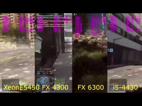 Battlefield 4 multiplayer Xeon E5450/FX 4300/FX 6300/i5-4430 + GTX 970