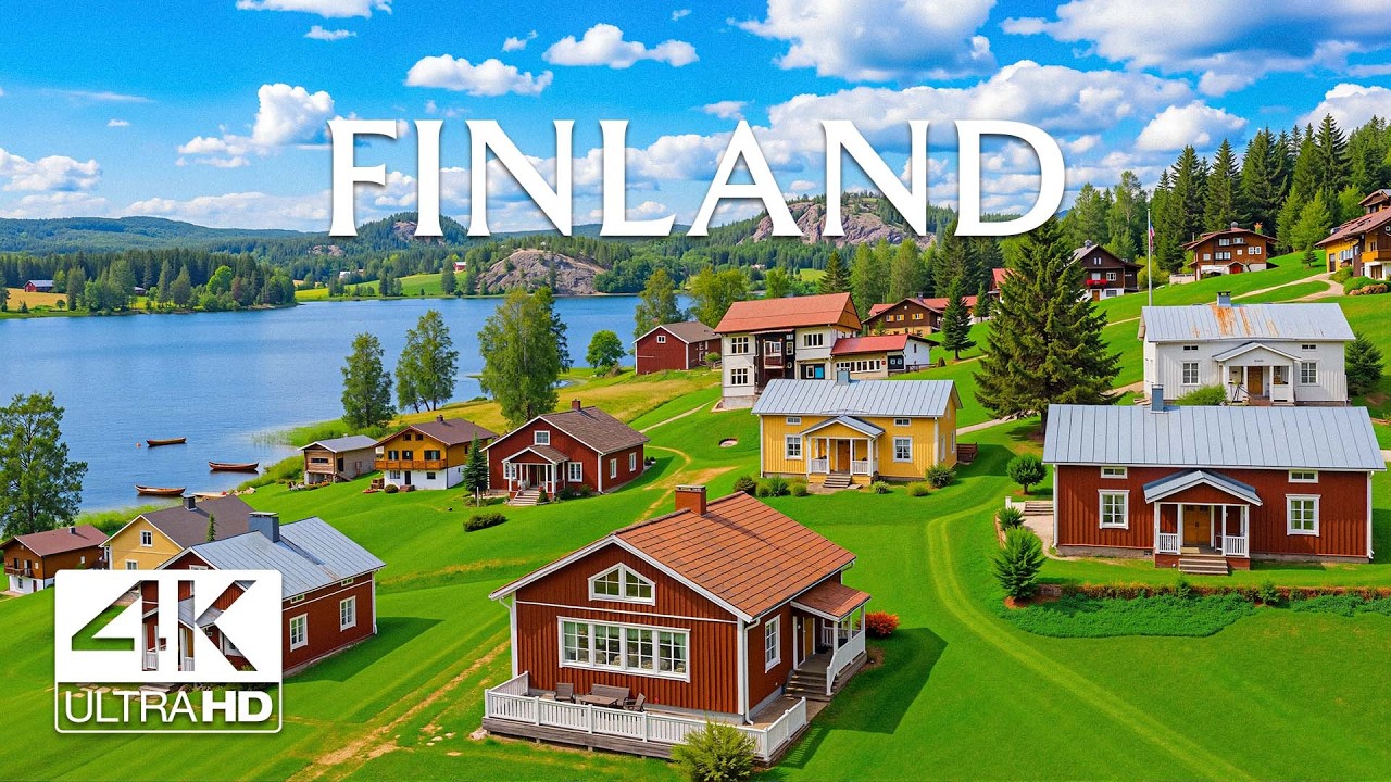 Finland 4K | Timeless Landscapes of Wonder – Endless Lakes, Silent Forests & Quiet Villages