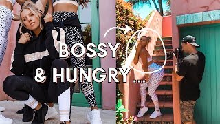 Behind the Scenes | My Activewear Photoshoot Pregnant!! Who's the Boss!?