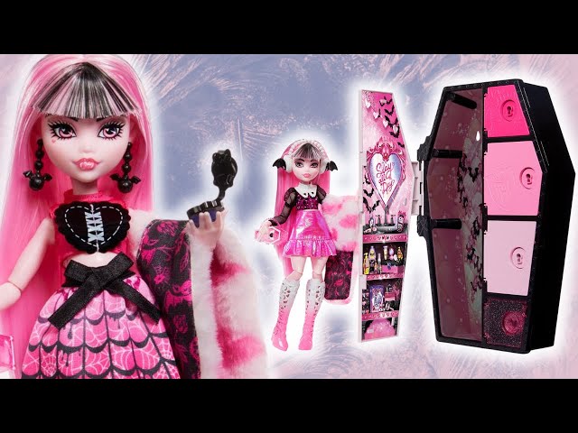 💞UNBOXING💞Skulltimate Secrets Fearidescent Draculaura Monster High Doll!  