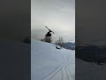 Je test le salto avant en ski !