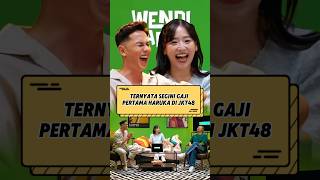 Haruka's first salary at JKT48‼️ #haruka #jkt48 #wendicagur #shorts