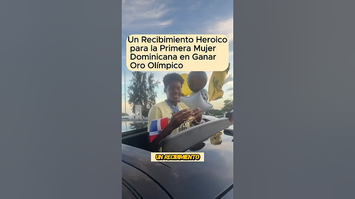 Marileidy Paulino Recibida como Heroína en República Dominicana