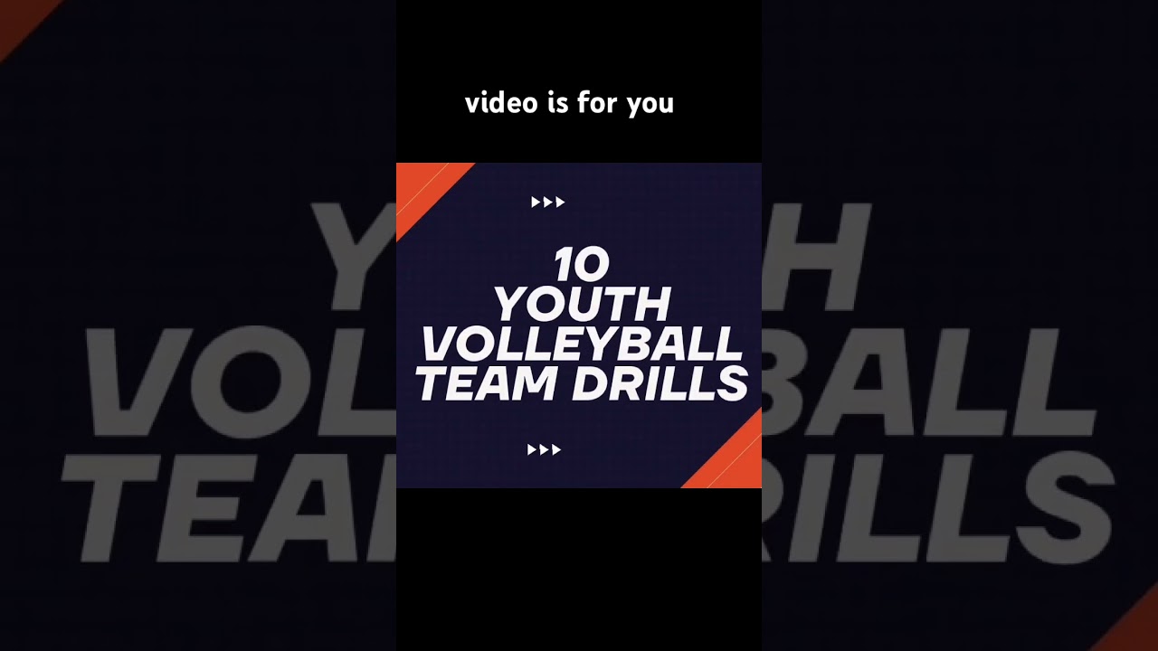 10 youth team volleyball drills and a free print out on volleyballtools.com 