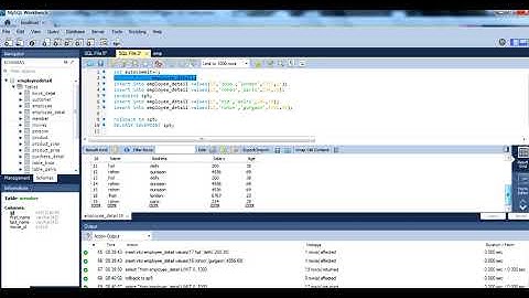 Save point, rollback and commit in mysql