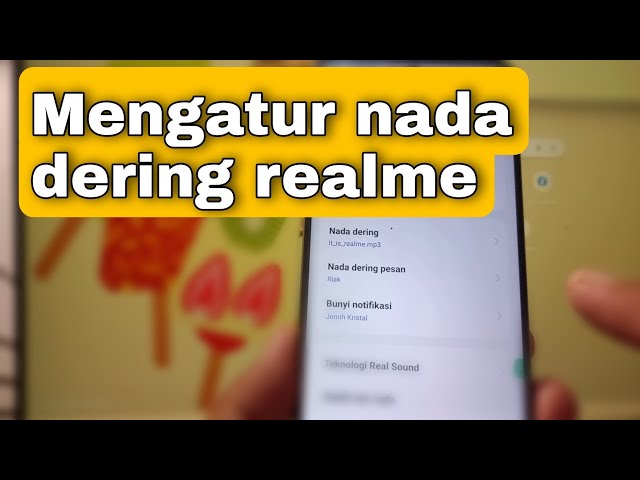 Cara Mengganti Nada Dering di HP Realme C55 Realme UI 4.0 Terbaru class=