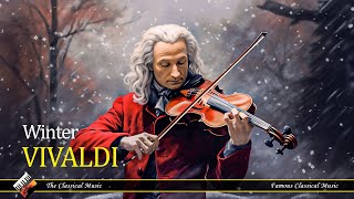 Vivaldi: Winter (1 hour NO ADS) - The Four Seasons| Most Famous Classical Pieces & AI Art | 432hz