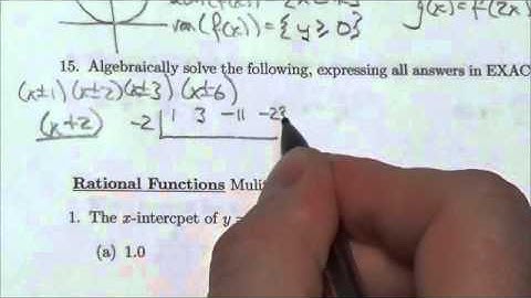 Math 30-1 Functions Review, Poly #15