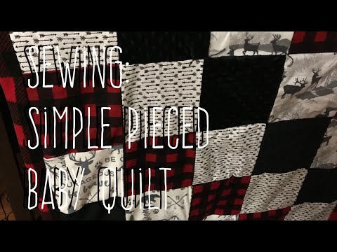 Beginner Patchwork Baby Quilt Pattern Using 5” Squares - Tutorial