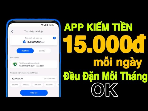 Treo Máy Kiếm 15.000đ Mỗi Ngày Hoàn Toàn Là Miễn Phí. Kiếm Tiền Online 2022.