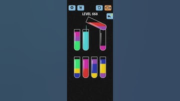 Water Color Sort Level 558 Walkthrough Solution iOS/Android