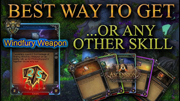 Best Way To Get Windfury Weapon, or any other Skill - WoW Ascension Season 7