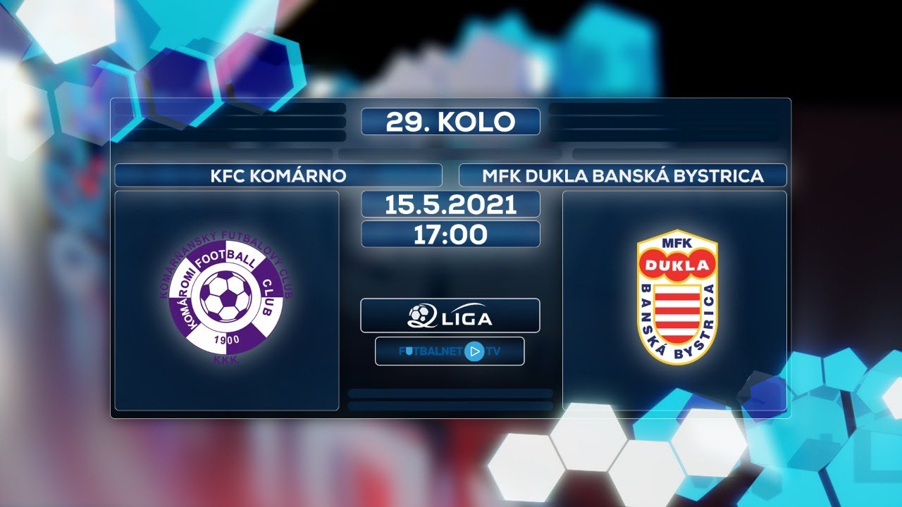 2 Liga 2020 2021 29 Kolo Kfc Komarno Mfk Dukla Banska Bystrica Youtube