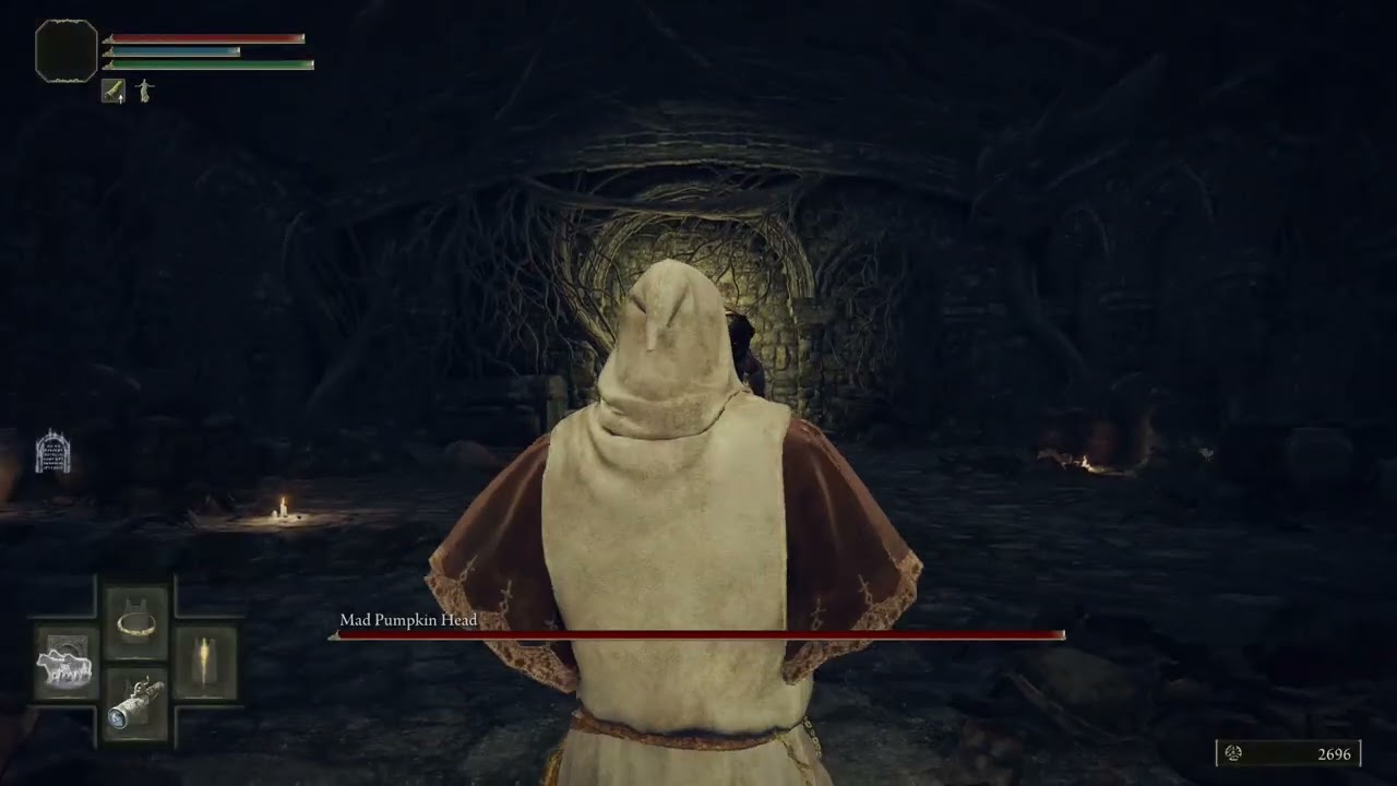 Elden Ring Mad Pumpkin Head Waypoint Ruins Boss Fight and Location