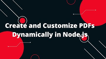 ✨ Generate PDFs Dynamically in Node.js with PDF-Lib 📄 Full Tutorial!