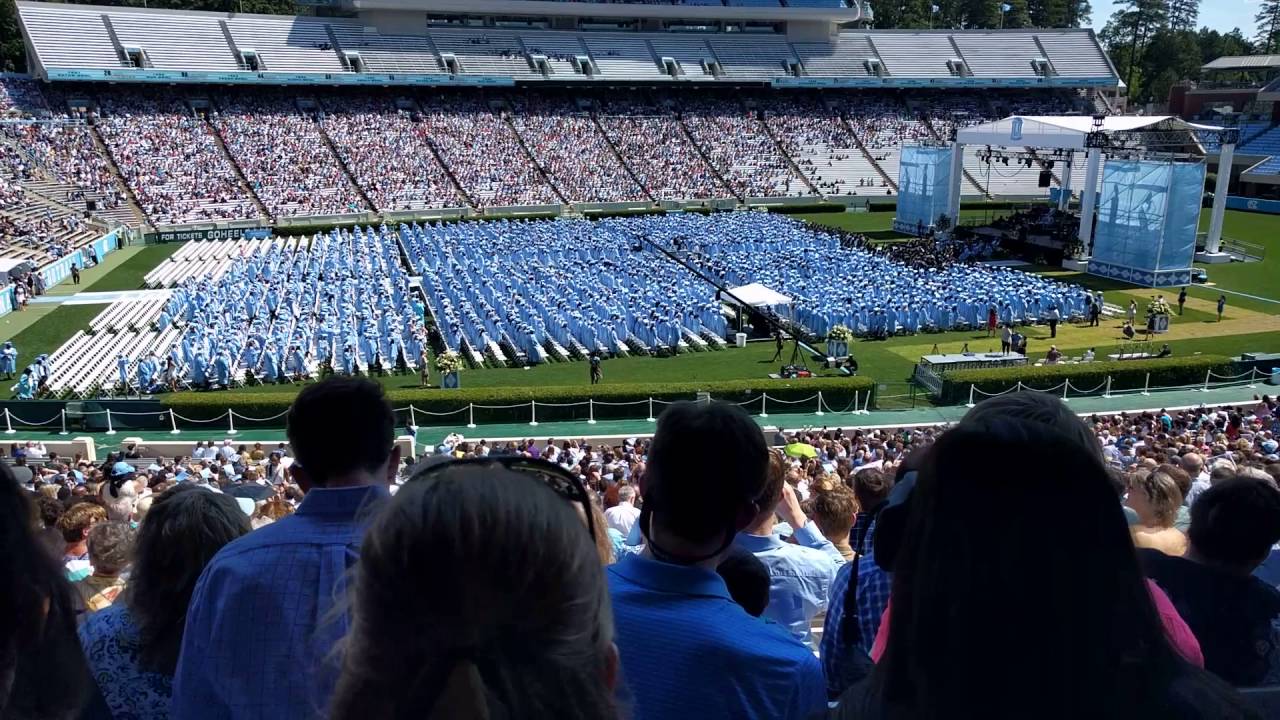 UNC graduation 2016 YouTube
