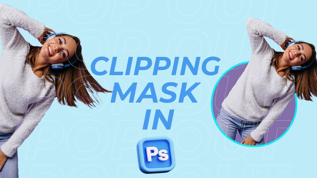 How to create a Clipping Mask in Photoshop | Adobe Photoshop Tutorial ...