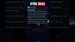 Off road together Steam reviews 😂😂 #steam   #review #shorts