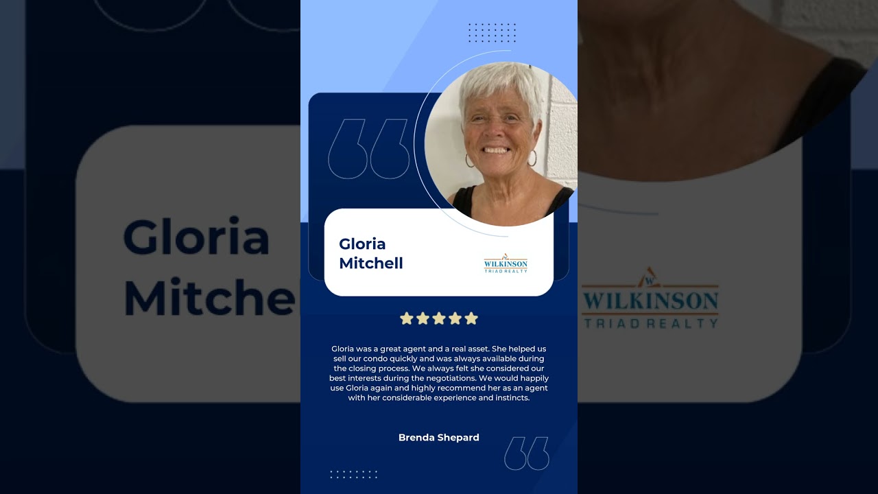 Gloria was a great agent and a real asset. She helped us sell our condo quickly and was always avail