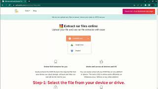 Extract RAR files online