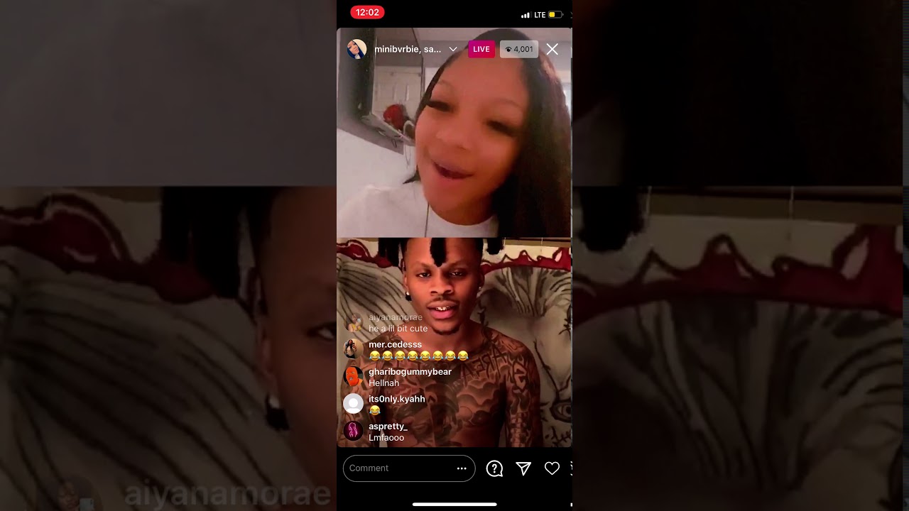MINI BARBIE GOES LIVE WITH SAEDEMARIO *IG LIVE* VERY FUNNY