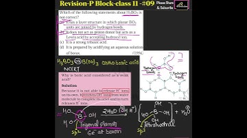 09 | P Block Elements class 11 | P block for NEET | P block for JEE | NEET PYQ with Solution #Shorts