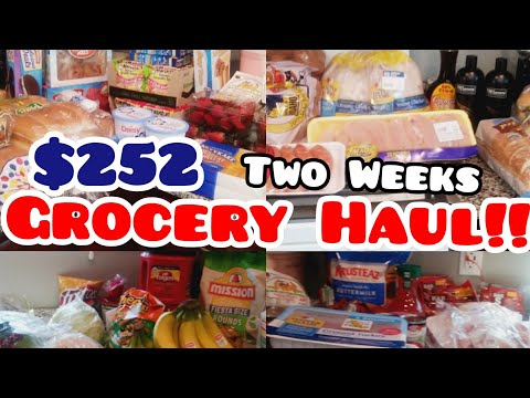 Two Week Grocery Haul Foodmaxx Cost Less Food
