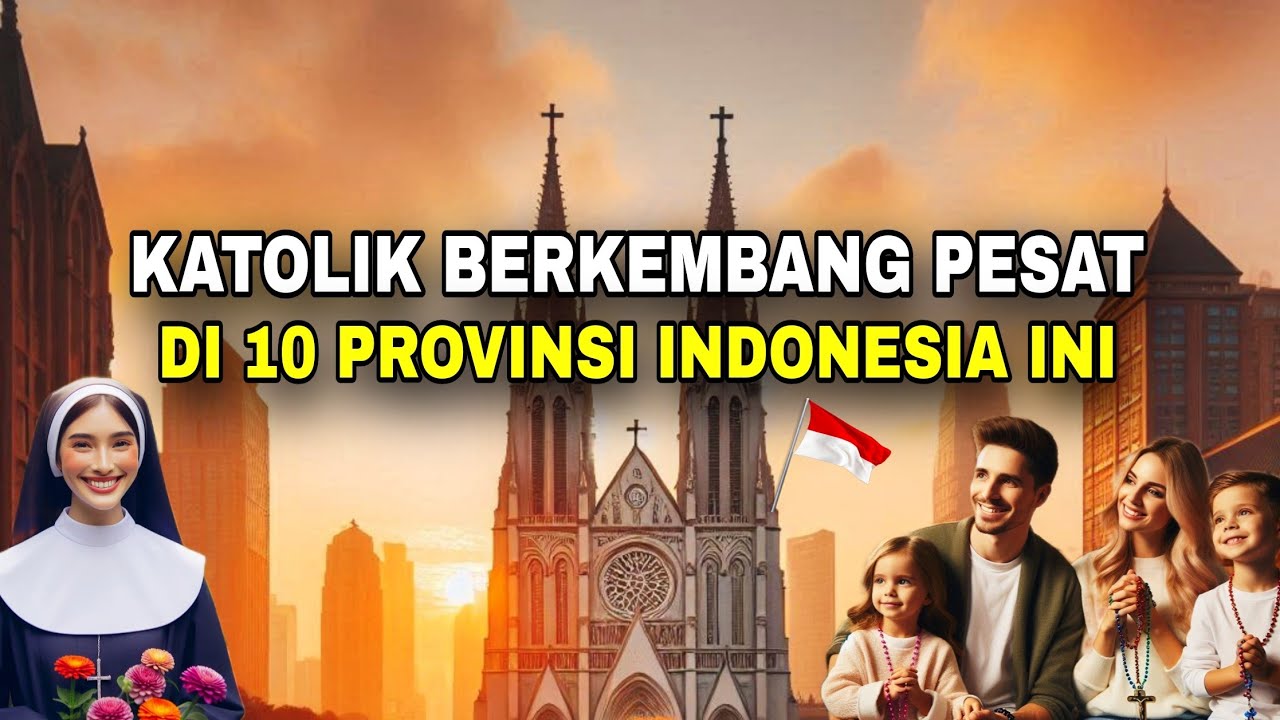 2025 Katolik berkembang PESAT di 10 PROVINSI ini‼️Banyak penduduk minta baptis massal???