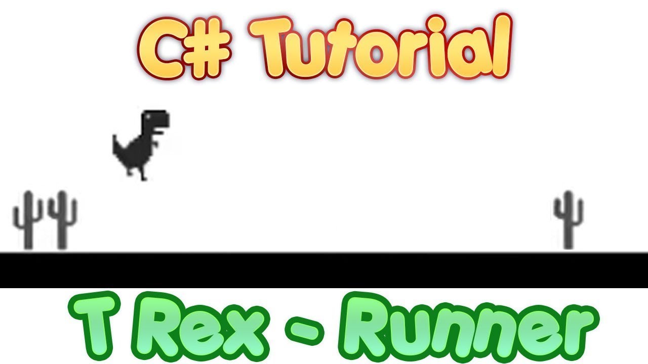 Coding Chrome Dino Game in JavaScript with a HTML Canvas - Complete Tutorial - Game Development