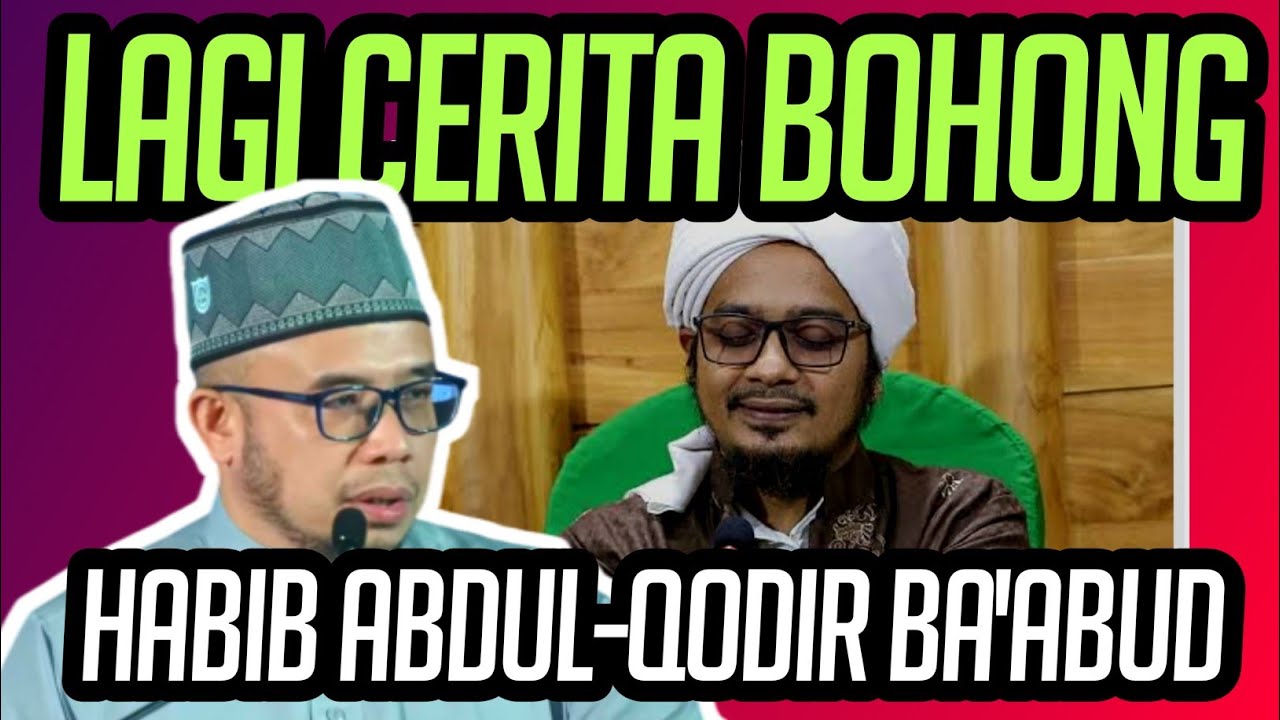 ANAK MURID HABIB UMAR BUAT CERITA BOHONG